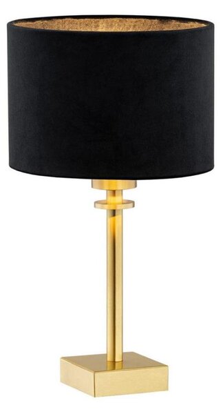 Argon 8049 - Stolní lampa ABBANO 1xE27/15W/230V mosaz/černá
