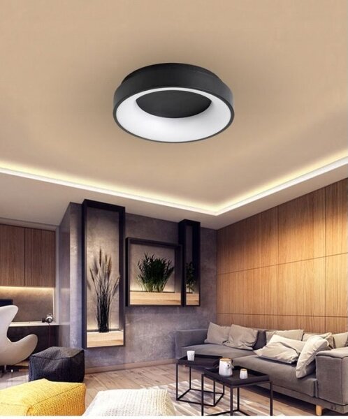 LED Stmívatelné stropní svítidlo NOVA LED/54W/230V 3000-6500K černá + DO