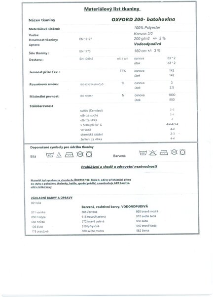 Orbytex Kočárkovina metráž šíře 160 cm, nepromokavá látka, vzor 41-1