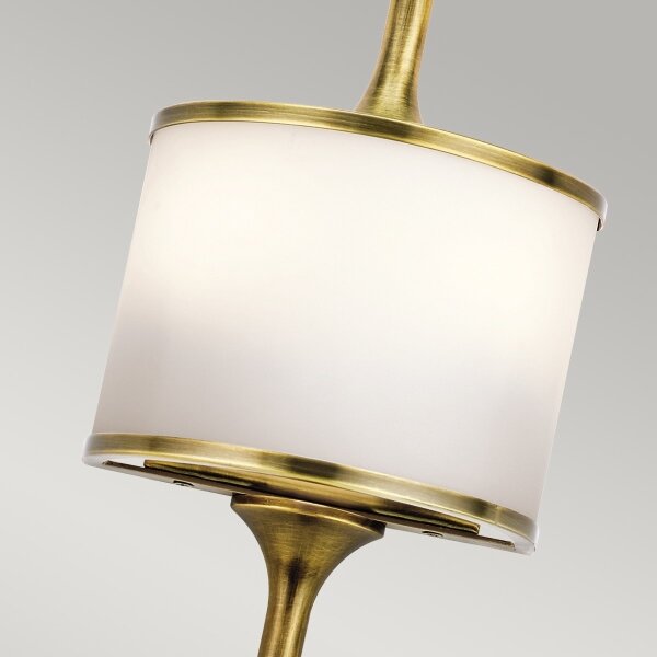 Kichler KL-MONA-S-NBR - LED Koupelnové svítidlo MONA 2xG9/3,5W/230V IP44 mosaz