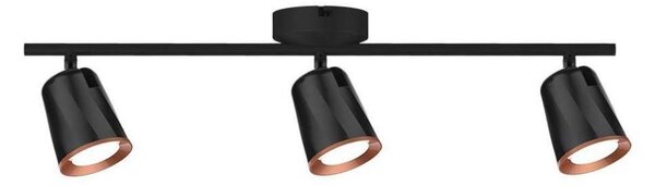 LED Bodové svítidlo 3xLED/5W/230V 3000K černá