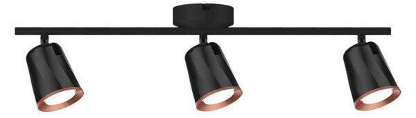 LED Bodové svítidlo 3xLED/5W/230V 4000K černá