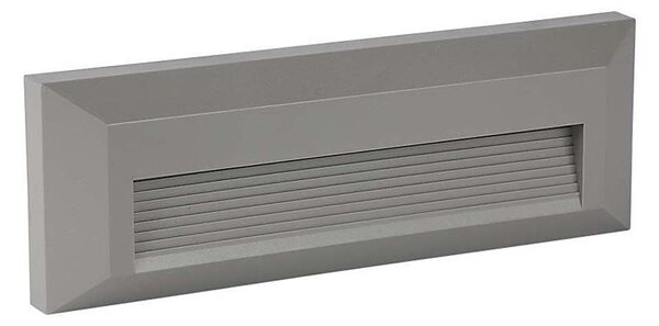 LED Venkovní schodišťové svítidlo LED/3W/230V 4000K IP65 šedá