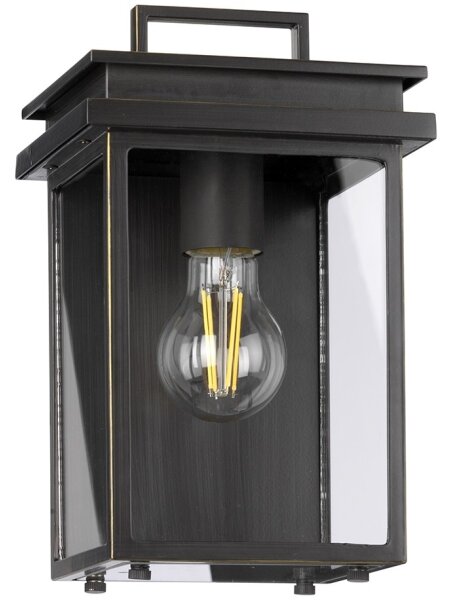 Feiss FE-GLENVIEW-S - Venkovní svítidlo GLENVIEW 1xE27/60W/230V IP44 antracit