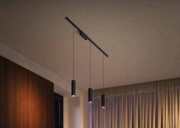 Philips - SADA 3x LED RGBW Stm. lustr do lištového systému Hue LED/15,6W/230V
