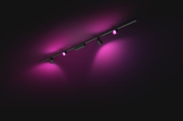 Philips-SADA 4xLED Stmívatelné svítidlo do lištového systému Hue LED/20,8W/230V