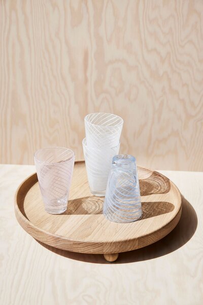 Sklenice Yuka Swirl Glass Clear 250 ml – set 2 ks