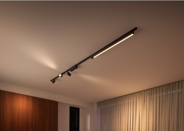 Philips-SADA 4xLED RGB Stmívatelné svítidlo do lištového systému Hue LED RGB/44,6W/230V