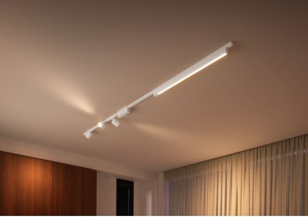 Philips-SADA 4xLED RGB Stmívatelné svítidlo do lištového systému Hue LED RGB/44,6W/230V