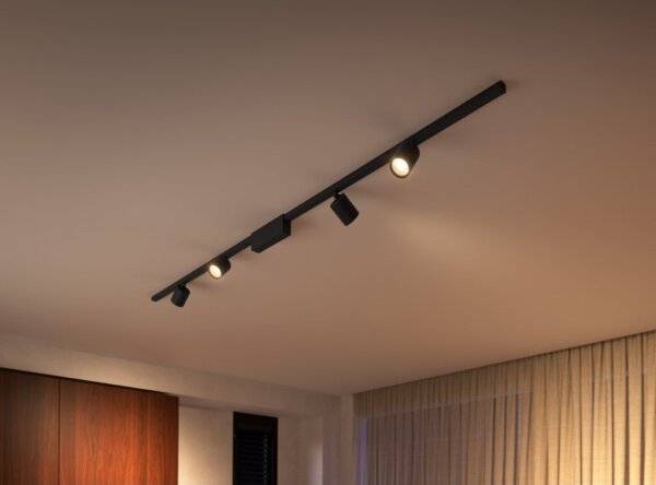 Philips-SADA 4xLED Stmívatelné svítidlo do lištového systému Hue LED/20,8W/230V