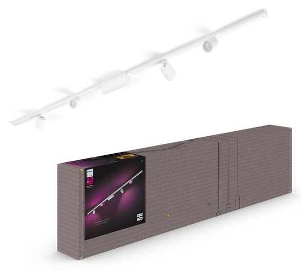 Philips-SADA 4xLED RGB Stmívatelné svítidlo do lištového systému Hue LED RGB/20,8W/230V