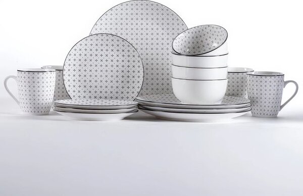 Porcelánová jídelní souprava LISBON 16 ks