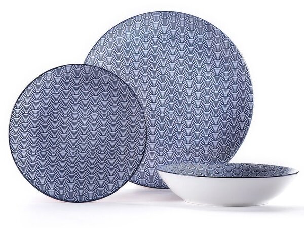 Porcelánová sada talířů OSAKA 18 ks
