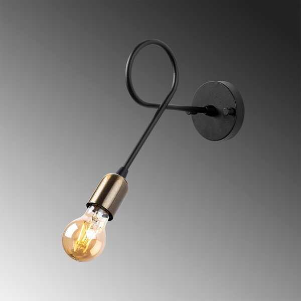 Opviq Nástěnná lampa Viraj černá