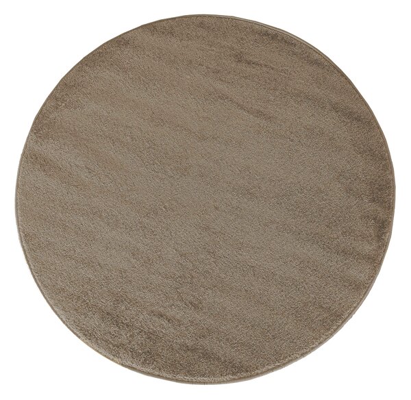 Makro Abra Kulatý koberec jednobarevný Portofino béžový Rozměr: průměr 120 cm