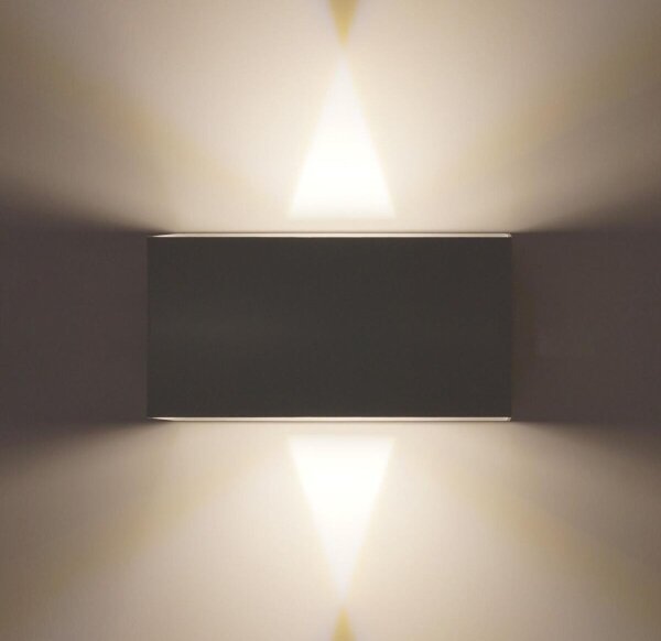 LED Venkovní nástěnné svítidlo LED/12W/230V IP54 bílá