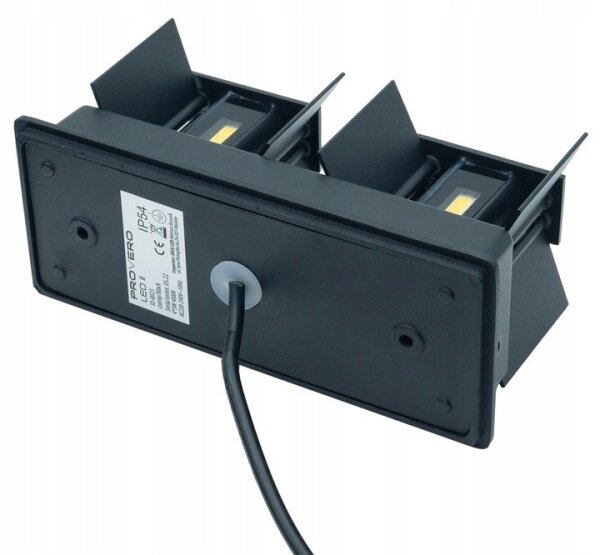 LED Venkovní nástěnné svítidlo LED/12W/230V IP54 černá