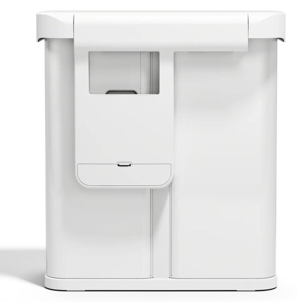 Simplehuman bezdotykový odpadkový koš DUAL SENSOR, 58 L (34/24), hlasové ovládání, bílý