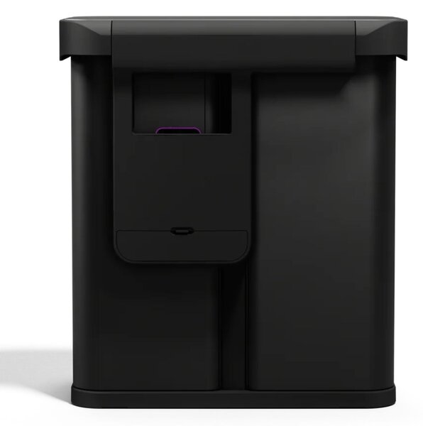 Simplehuman bezdotykový odpadkový koš DUAL SENSOR, 58 L (34/24), hlasové ovládání, černý