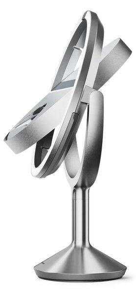 Kosmetické zrcátko Simplehuman Sensor TRIO MAX, DUAL LED osvětlení, 1x/5x/10, síťové