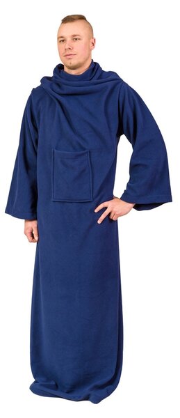 Deka s rukávy – tmavě modrá - 959 - 381