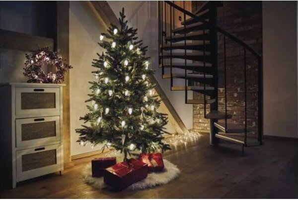 LED Venkovní vánoční řetěz 50xLED/8 funkcí 14,8 m IP44 teplá bílá