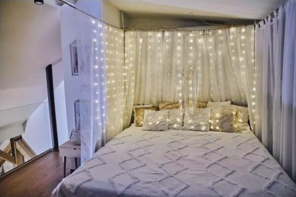 LED Venkovní řetěz 240xLED/8 funkcí 6,7 m IP44 teplá bílá