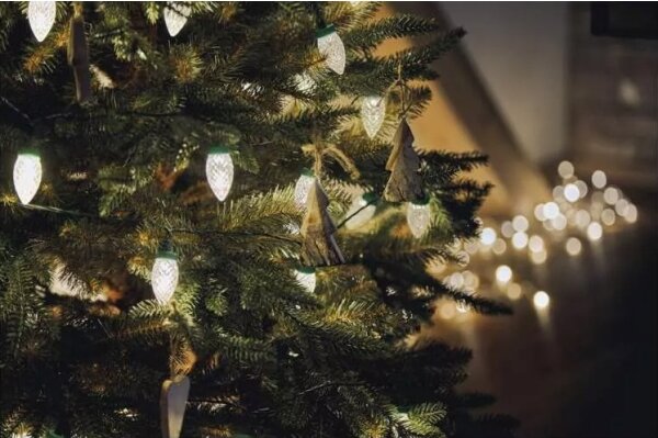LED Venkovní vánoční řetěz 50xLED/8 funkcí 14,8 m IP44 teplá bílá