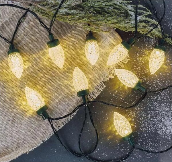 LED Venkovní vánoční řetěz 50xLED/8 funkcí 14,8 m IP44 teplá bílá