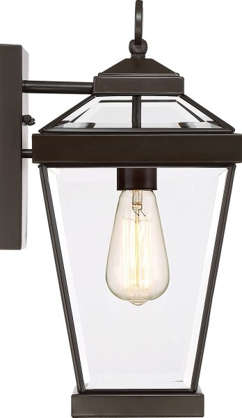 Quoizel QZ-RAVINE2-M-Venkovní nástěnné svítidlo RAVINE 1xE27/60W/230V IP44 hnědá