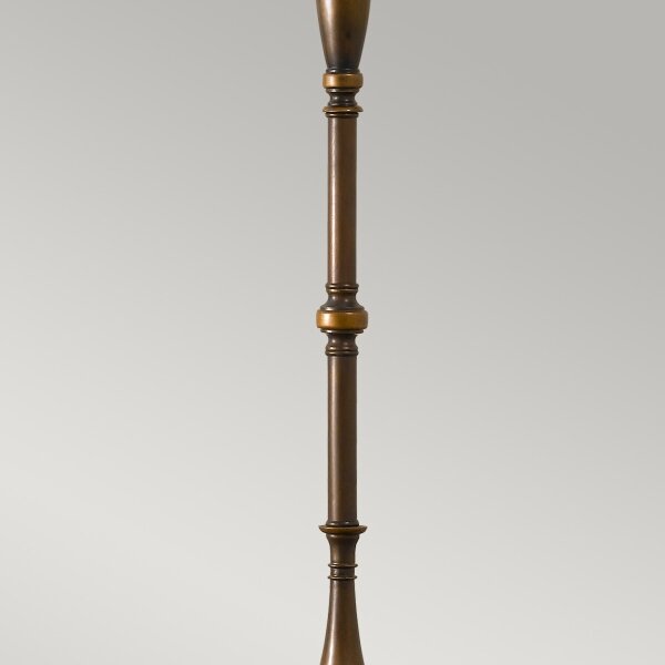 Feiss FE-LINCOLNDALE-FL - Stojací lampa LINCOLNDALE 1xE27/60W/230V bronz/béžová