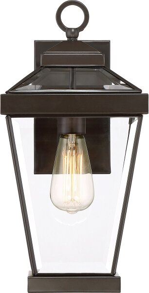 Quoizel QZ-RAVINE2-M-Venkovní nástěnné svítidlo RAVINE 1xE27/60W/230V IP44 hnědá