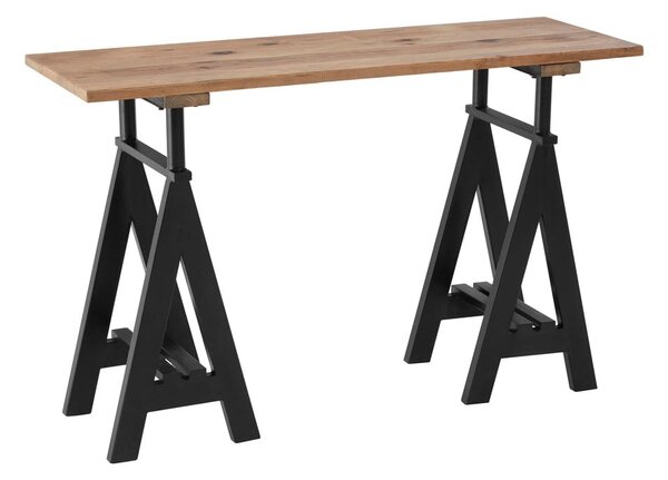 Konzolový stolek s deskou z borovicového dřeva v přírodní barvě 45x130 cm Hampstead – Premier Housewares