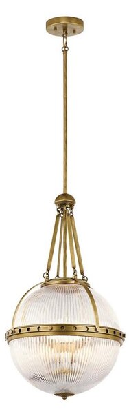 Kichler KL-ASTER-P-NBR - Lustr na tyči ASTER 3xE14/60W/230V zlatá