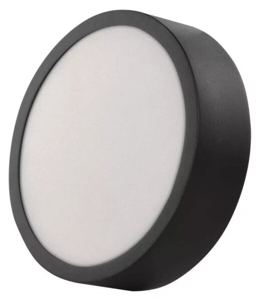 LED Stropní svítidlo LED/12,5W/230V 3000/3500/4000K pr. 17 cm černá