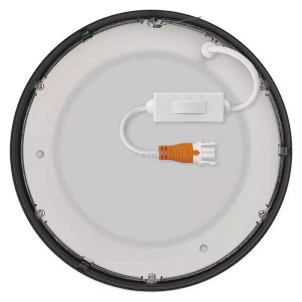 LED Stropní svítidlo LED/12,5W/230V 3000/3500/4000K pr. 17 cm černá