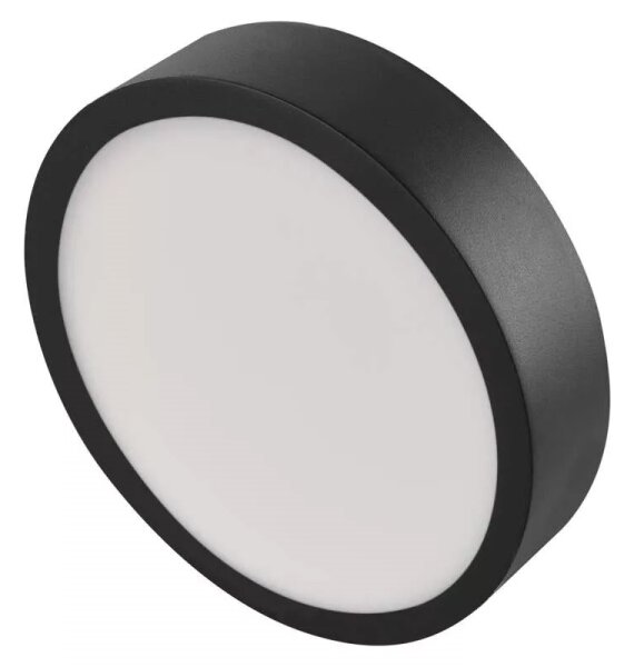 LED Stropní svítidlo LED/12,5W/230V 3000/3500/4000K pr. 17 cm černá