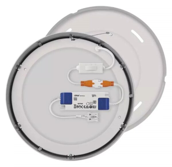 LED Stropní svítidlo LED/21W/230V 3000/3500/4000K pr. 22,5 cm chrom