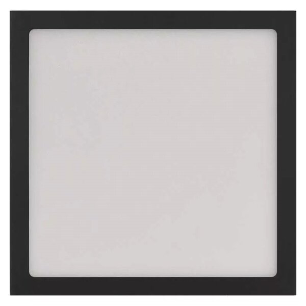 LED Stropní svítidlo LED/12,5W/230V 3000/3500/4000K 17x17 cm černá