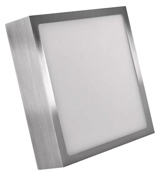 LED Stropní svítidlo LED/12,5W/230V 3000/3500/4000K 17x17 cm chrom