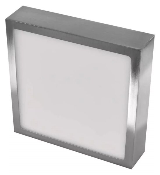 LED Stropní svítidlo LED/12,5W/230V 3000/3500/4000K 17x17 cm chrom