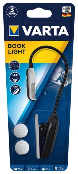 Varta 16618101421 - LED Lampa s klipem BOOK LIGHT LED/2xCR2032
