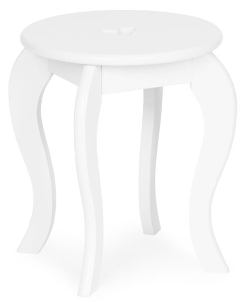 Dětský dřevěný toaletní stolek EcoToys bílý