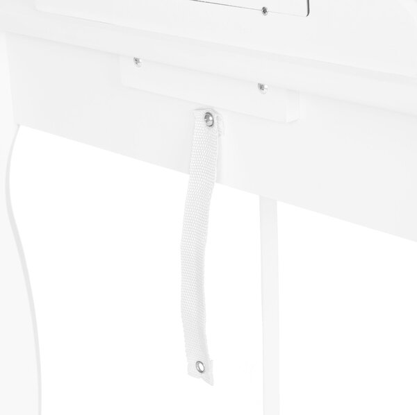 Dětský dřevěný toaletní stolek EcoToys bílý