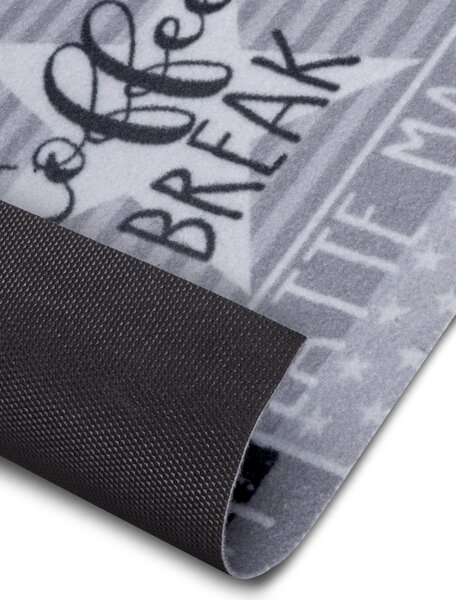 Hanse Home, Běhoun Cook & Clean 105723 Grey Black White, 50x150, šedá, kuchyně