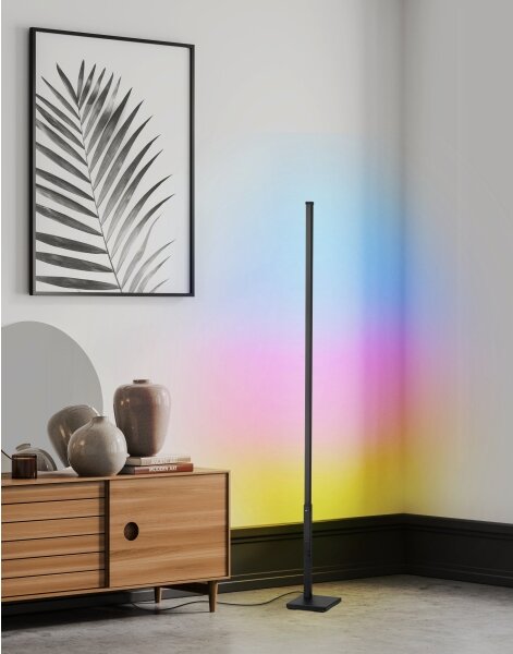 Eglo 75654 - LED RGB Stmívatelná stojací lampa LED/13,5W/230V 2700-6500K + DO