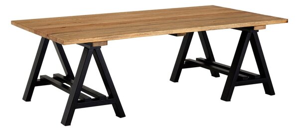 Konferenční stolek s deskou z borovicového dřeva v přírodní barvě 80x140 cm Hampstead – Premier Housewares