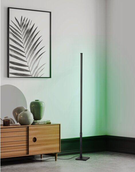 Eglo 75654 - LED RGB Stmívatelná stojací lampa LED/13,5W/230V 2700-6500K + DO