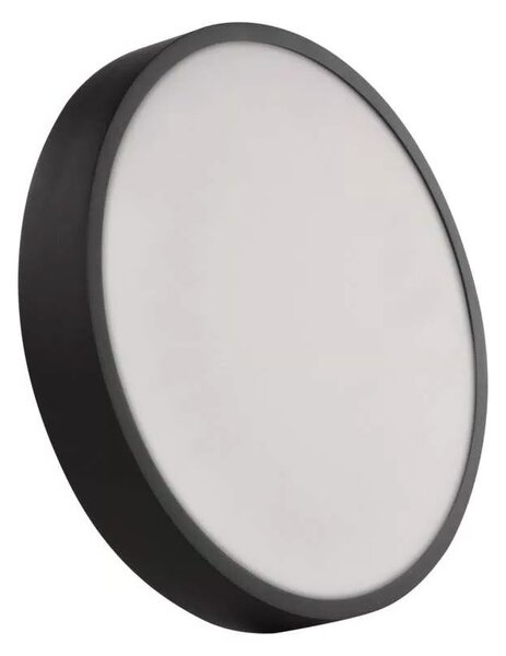 LED Stropní svítidlo LED/28,5W/230V 3000/3500/4000K pr. 30 cm černá