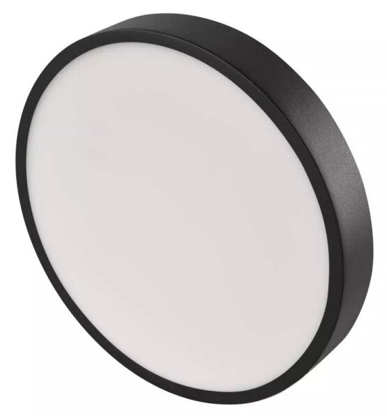 LED Stropní svítidlo LED/28,5W/230V 3000/3500/4000K pr. 30 cm černá